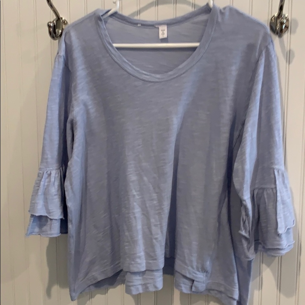 NWT Wilt Darling Ruffle Sleeve Top!
